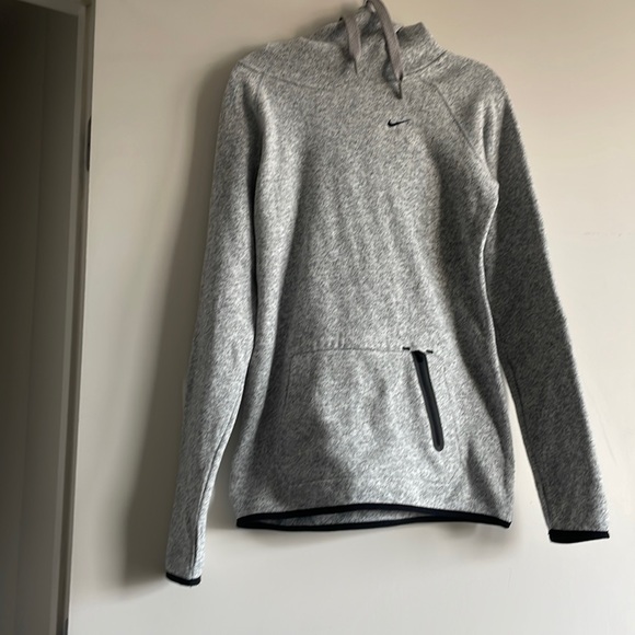 Nike Tops - Rare Nike funnel neck fleece hoodie